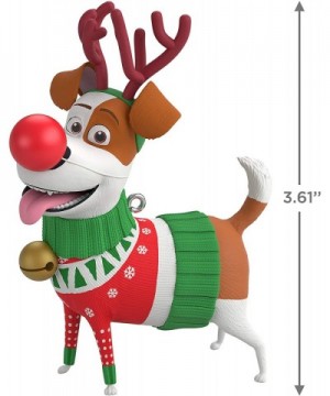 Christmas Ornament 2020- The Secret Life of Pets Merry Max - Max - C5195DND5GT $14.65 Ornaments