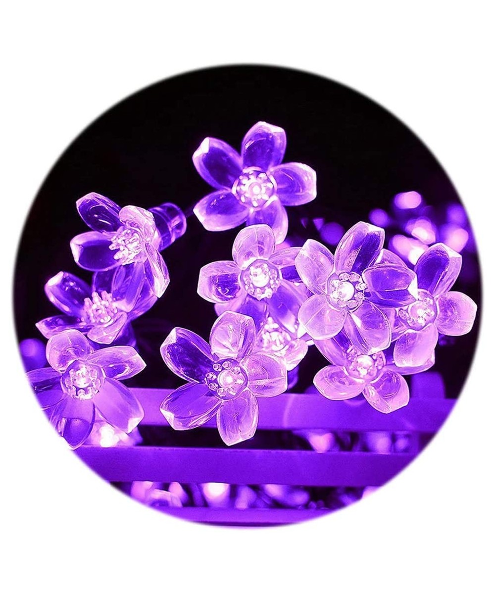 Flower String Lights- Sakura Lights- Cute Room Decor Plug in 33Ft 100LEDs Waterproof Christmas Decorative Lights- for Garden ...