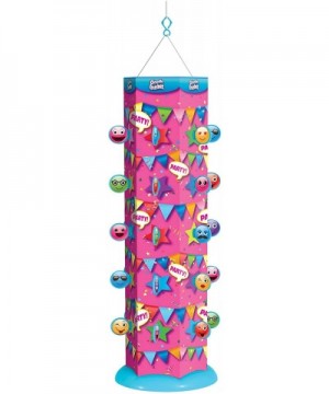 Reusable Party Piñata- Pixie Pink Emoticon - Multi Color - CS12GH18POZ $30.24 Piñatas