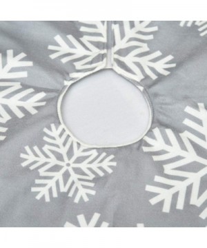 100CM Christmas Tree Skirt White Edge Snowflake Tree Skirt Christmas Decorations Christmas Tree Apron Scene Dress Up Items - ...