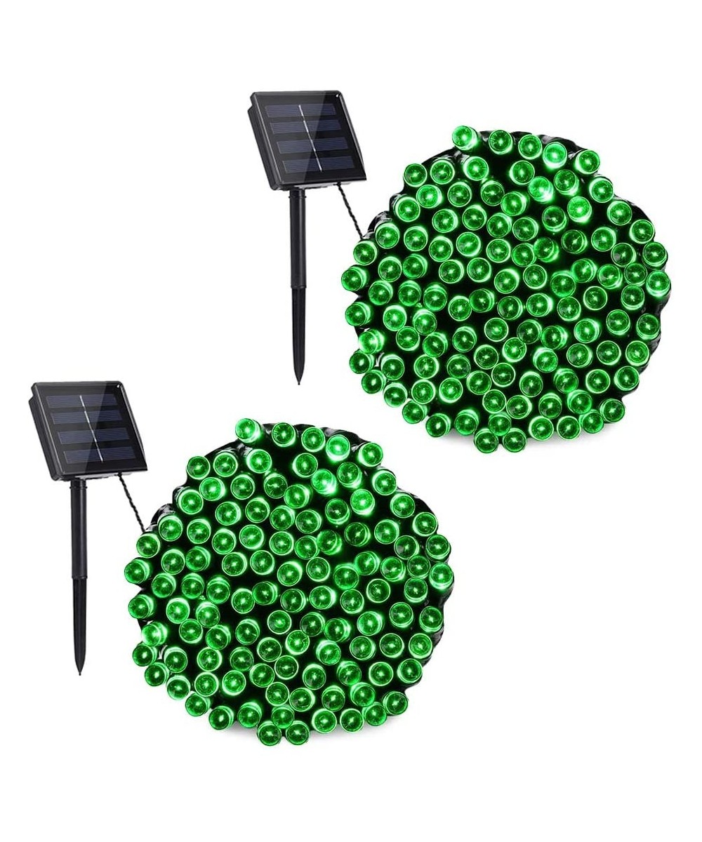 Solar Christmas Lights- 2 Packs 72ft 200 LED 8 Modes Outdoor Christmas String Lights- Waterproof Solar Fairy Lights for Garde...