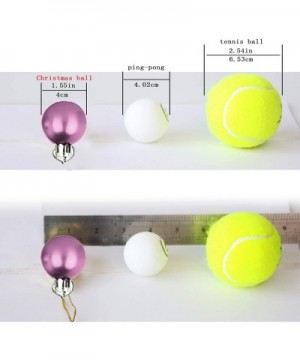 Christmas Ball Assorted Pendant Shatterproof Ball Ornament Set Seasonal Holiday Wedding Party Decorations(24 pcs- 4 cm) (Pink...