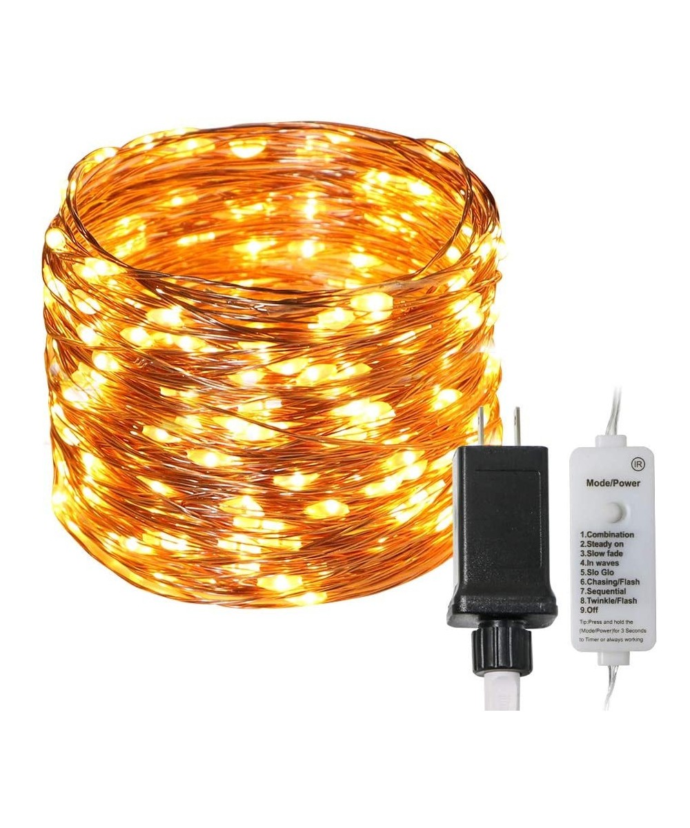 200LED Fairy Lights 68ft Starry String Lights Waterproof Cooper Wire Micro Lights Plug in for Indoor Outdoor Christmas Decora...