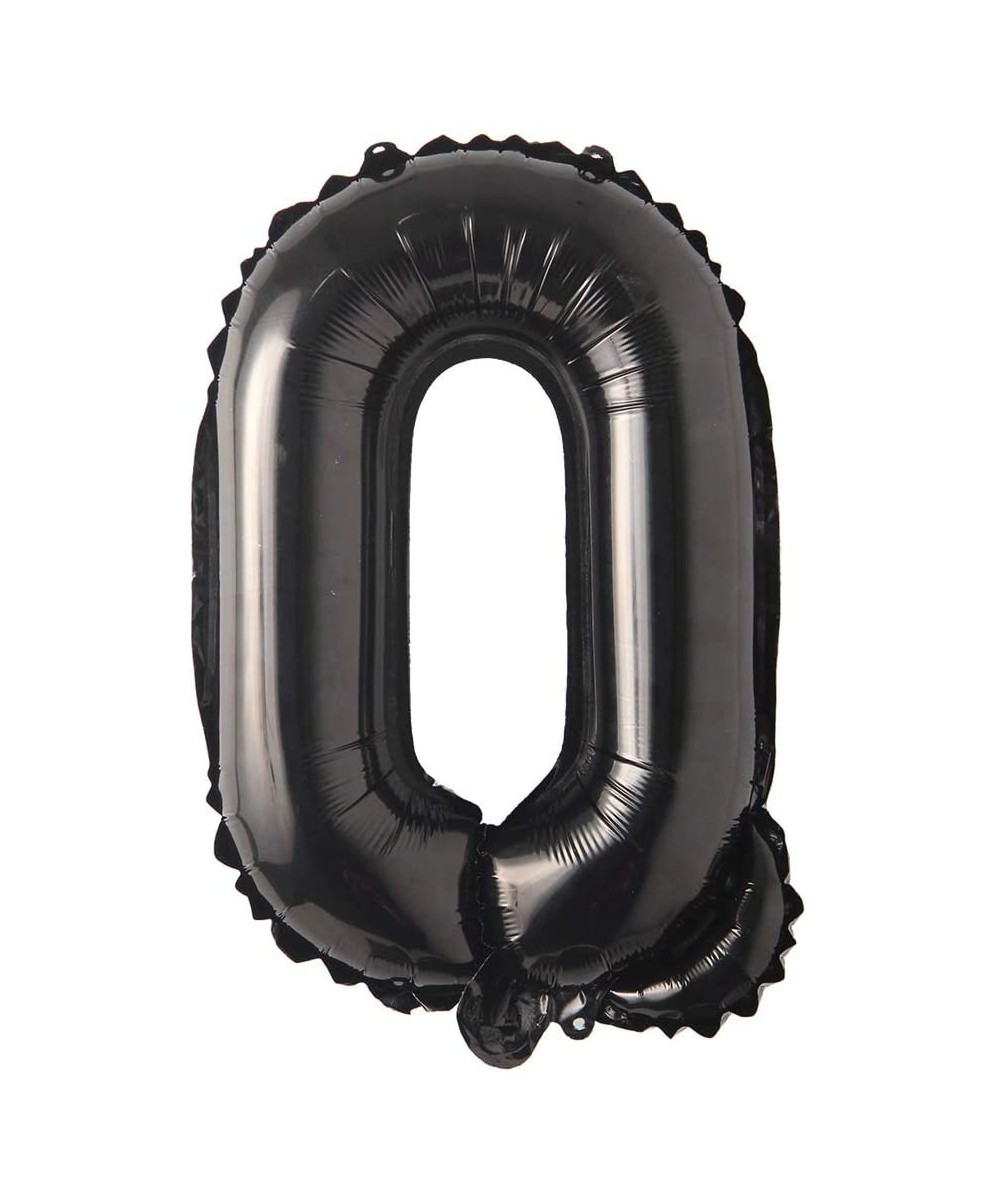 Black 28 inch Letter Balloons Alphabet Number Balloons Foil Mylar Party Wedding Bachelorette Birthday Bridal Baby Shower Grad...
