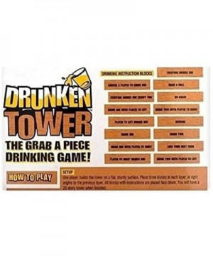 Entertaining Party Drinking Game - Wood - C412KHUKUWH $12.14 Party Games & Activities