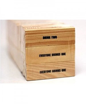 Entertaining Party Drinking Game - Wood - C412KHUKUWH $12.14 Party Games & Activities