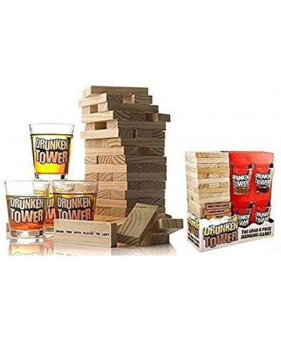 Entertaining Party Drinking Game - Wood - C412KHUKUWH $12.14 Party Games & Activities