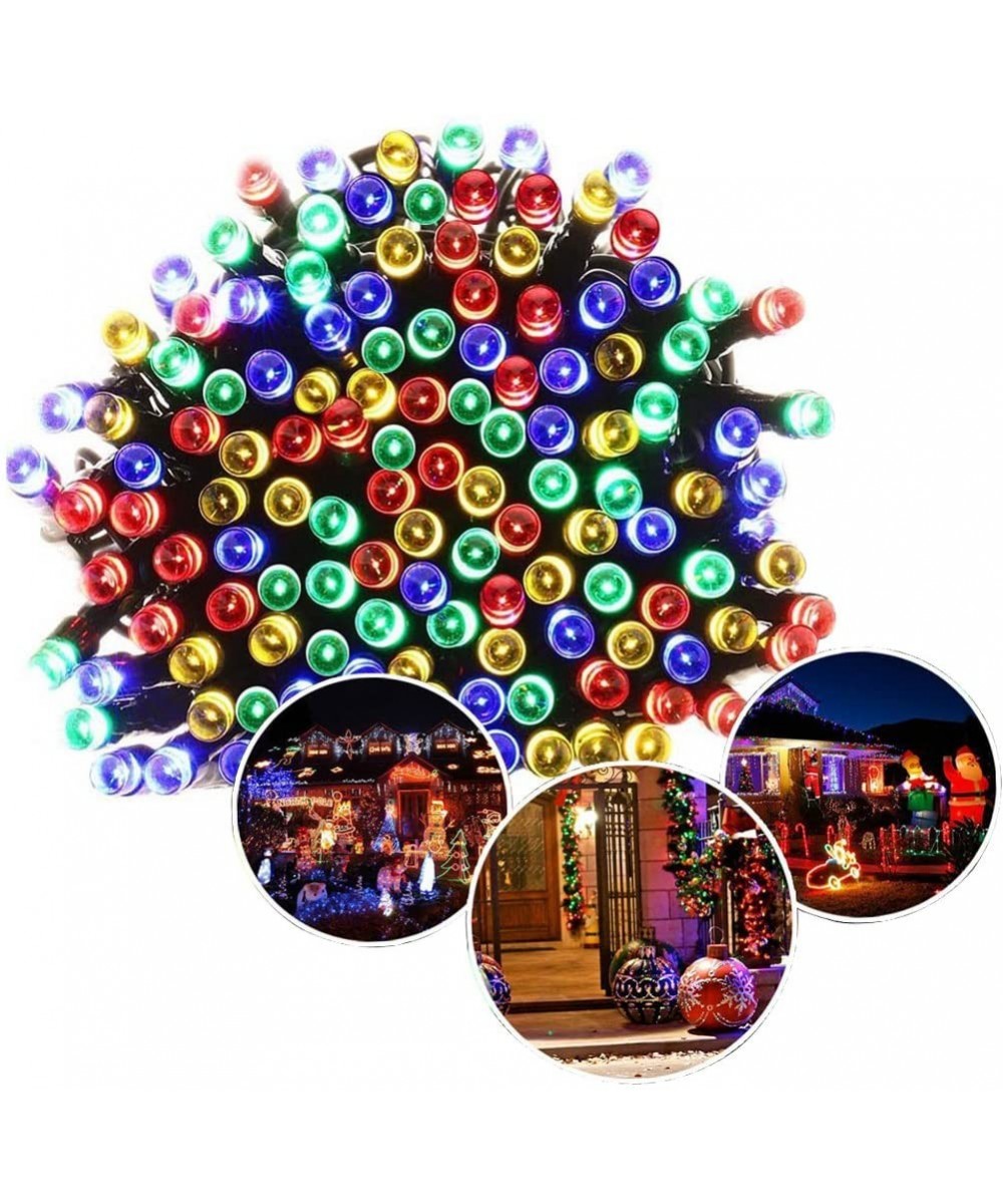 Outdoor String Lights 39.4 Feet 100LED Darkgreen LED Lights- USB Powered with Soft Brightness- multiple Flash Modes for Birth...