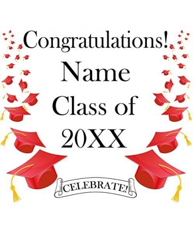 RED MORTARBOARD Grad Door Banner - CP17YRYOWON $19.74 Tableware