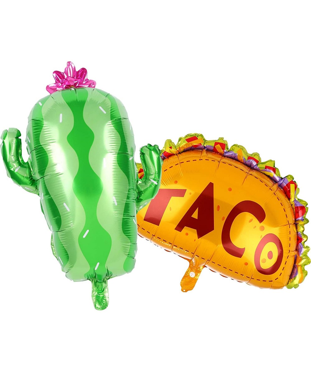 Mexican Taco Balloon and Cactus Balloon Combo Set for Mexican Holiday Theme Party Decoration- Baby Shower- Mexican Bridal Sho...