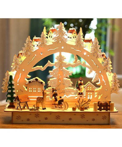 Christmas LED Light Arch - Winter Village - 11.8 x 3.5 x 9.8 Inches - CV18AILENMH $21.77 Nativity