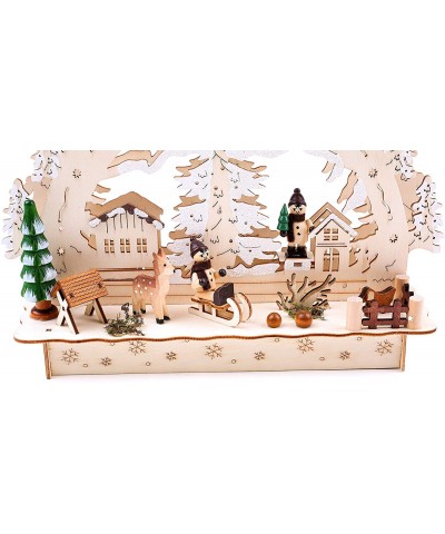 Christmas LED Light Arch - Winter Village - 11.8 x 3.5 x 9.8 Inches - CV18AILENMH $21.77 Nativity