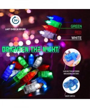 88 PCS LED Light Up Toys Party Favors Glow in the Dark Party Supplies for Kids/Adults with 40 Finger Lights- 10 Jelly Rings- ...