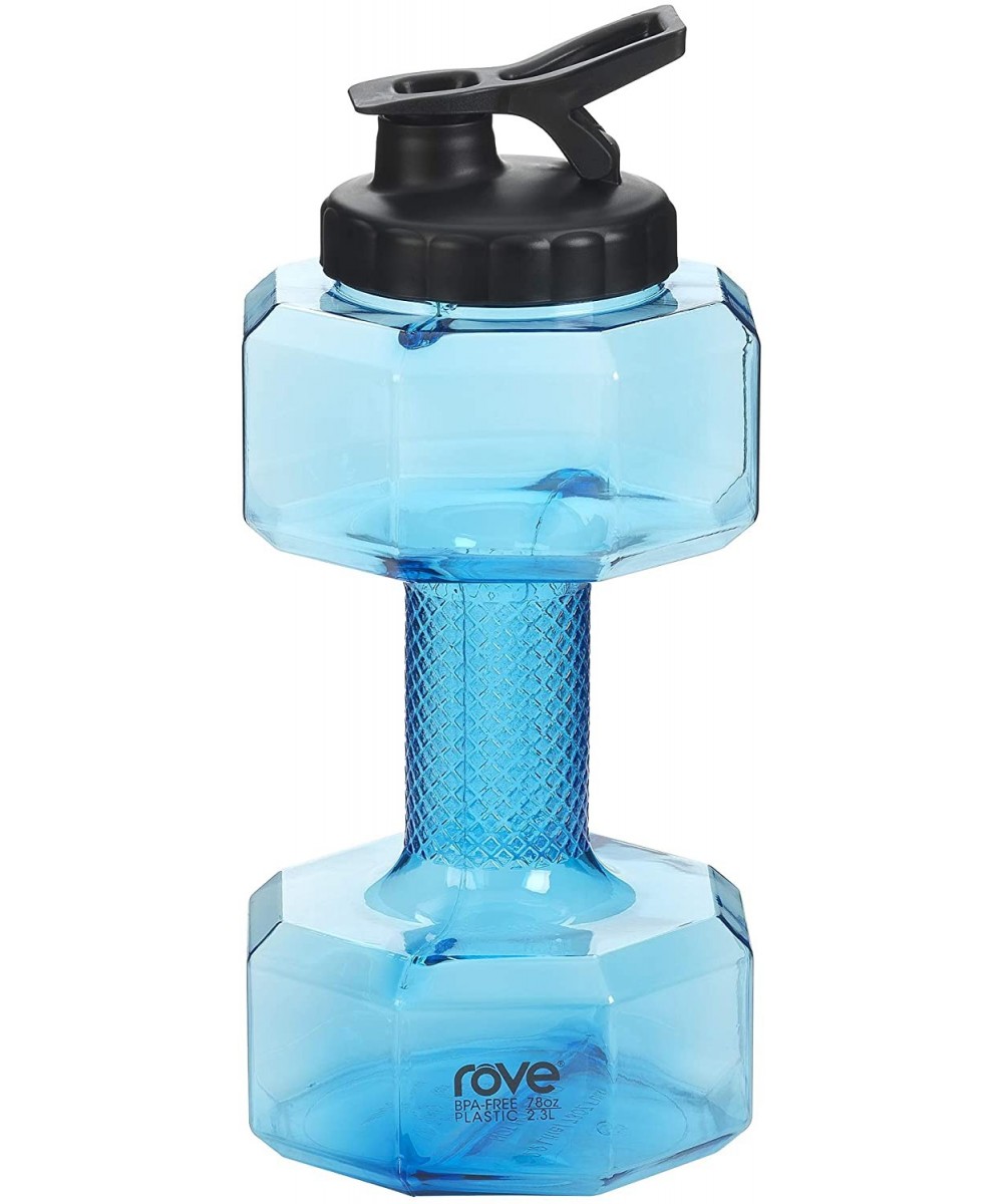 Jug Water Bottle- 2.3L Dumbell- Blue - Blue - C91900QIDLM $14.04 Tableware