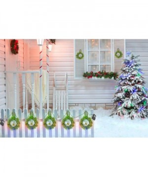 Birthday Christmas Garland Wreath String LED Lights- Party Thanksgiving Wreaths Decorations Gift for Holiday Home Party Indoo...