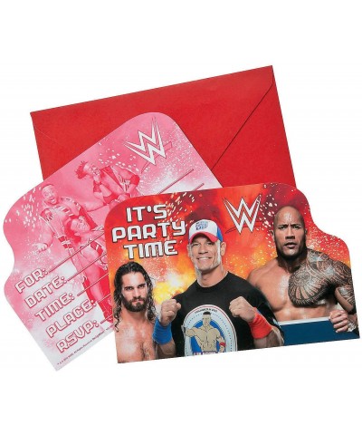 Wwe Invite for Birthday - Party Supplies - Licensed Tableware - Licensed Invitations - Birthday - 8 Pieces - CO18RQ284KO $6.6...