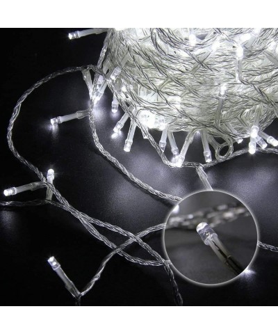 LED String Lights Fairy String Lights Fairy Lights 8 Modes 200 LED 66ft String Lights Transparent Wire Waterproof Romantic Li...