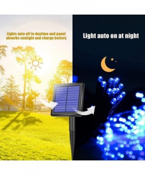 2 Pack 200 LED Solar Fairy String Lights- 8 Modes Outdoor Fairy Decoration Light Waterproof- for Tree- Terrace- Garden- Weddi...