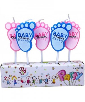 Twinkle Unlimited Birthday Cake Party Candle Set for Kids and Adults - Baby Feet Gender Reveal Party - Baby Feet Gender Revea...