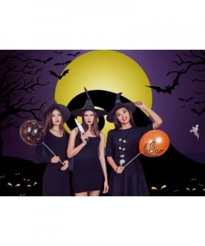 Durable Nightmare Before Christmas Themed Backdrop for Photography Halloween Pumpkin Horror Moon Night and Bat Background Vin...