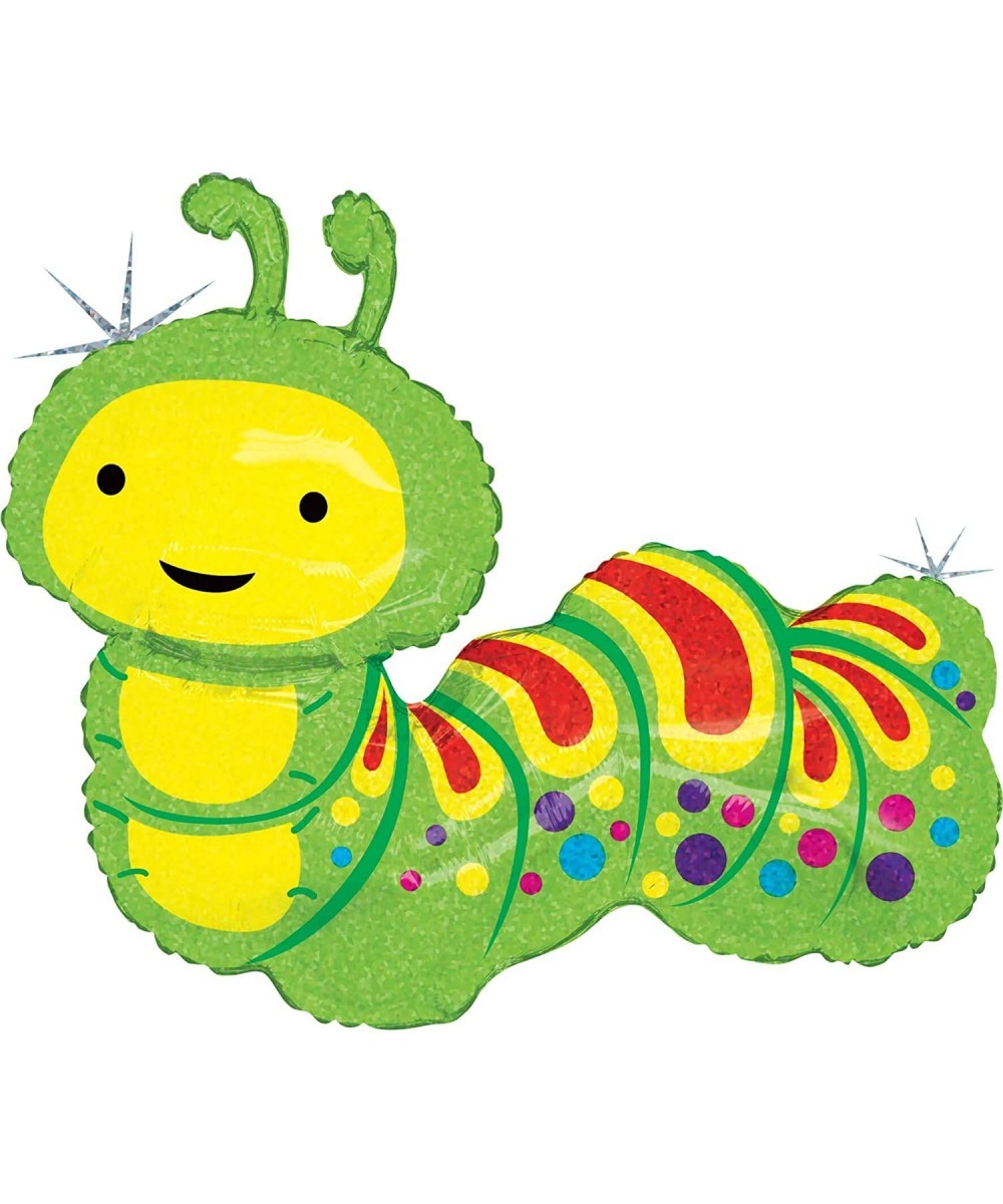 Adorable Green Springtime Caterpillar 32" Mylar Balloon - C111433OSTB $5.53 Balloons