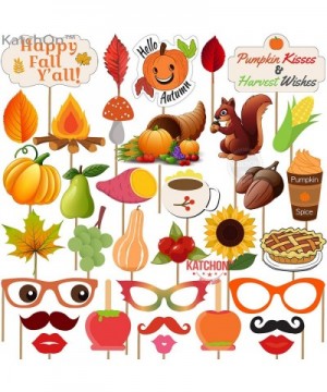 Thanksgiving Photo Booth Props 34 DIY Kits Thanksgiving Day Decorations Happy Thanksgiving Party Favor- Element of Pumpkin Tu...