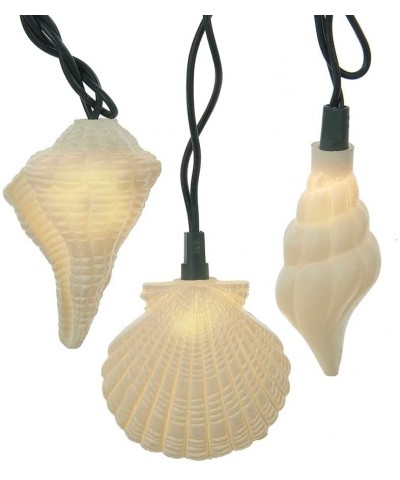 UL 10-Light Shells and Starfish Light Set - CI11TCQBUPJ $14.62 Indoor String Lights