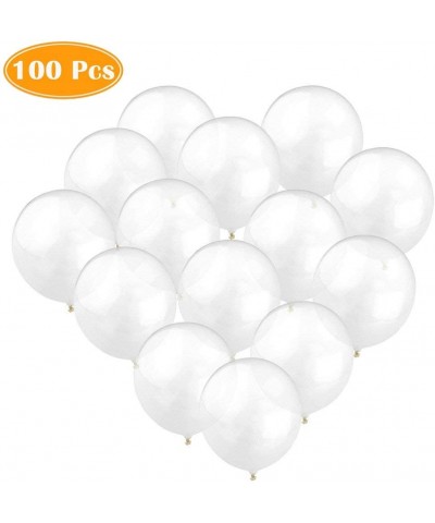 100pcs 12 Inch 2.8g/pc Clear Latex Balloons Transparent Balloon Wedding/Party/Brithday Decoration Ball Globos - Clear Latex B...