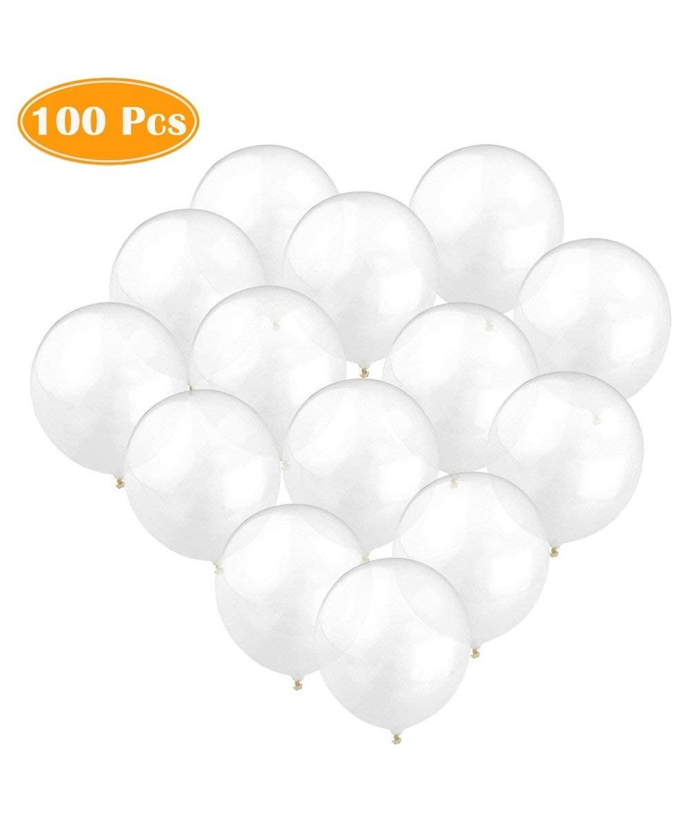 100pcs 12 Inch 2.8g/pc Clear Latex Balloons Transparent Balloon Wedding/Party/Brithday Decoration Ball Globos - Clear Latex B...