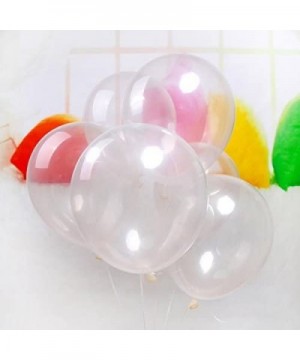 100pcs 12 Inch 2.8g/pc Clear Latex Balloons Transparent Balloon Wedding/Party/Brithday Decoration Ball Globos - Clear Latex B...