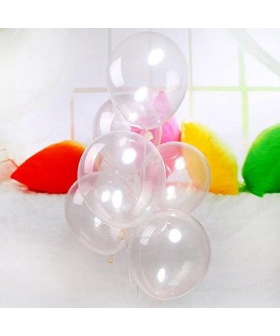 100pcs 12 Inch 2.8g/pc Clear Latex Balloons Transparent Balloon Wedding/Party/Brithday Decoration Ball Globos - Clear Latex B...