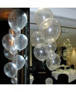 100pcs 12 Inch 2.8g/pc Clear Latex Balloons Transparent Balloon Wedding/Party/Brithday Decoration Ball Globos - Clear Latex B...