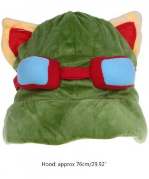 W-anqun Unisex Cosplay Green League of Legends LOL Teemo Game Video Merchandise Hat - CZ19IMYE7X2 $7.79 Hats