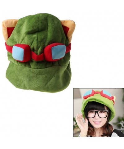 W-anqun Unisex Cosplay Green League of Legends LOL Teemo Game Video Merchandise Hat - CZ19IMYE7X2 $7.79 Hats