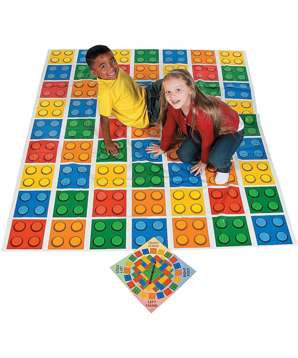 Color Blocks Bend Game with Spinner ( 5 ft. x 6 ft pad) Brick Party Game - CT128K16X8P $12.94 Party Games & Activities