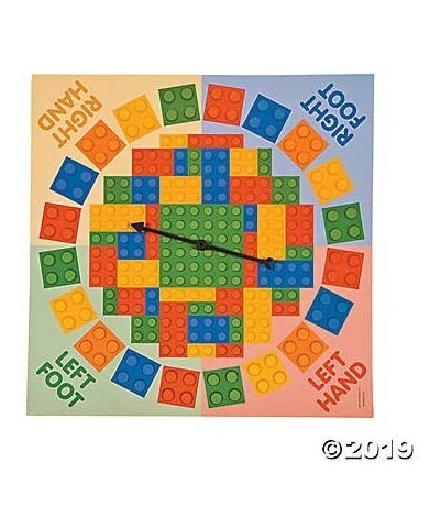 Color Blocks Bend Game with Spinner ( 5 ft. x 6 ft pad) Brick Party Game - CT128K16X8P $12.94 Party Games & Activities