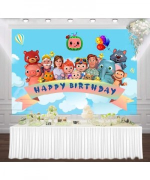 Cartoon Cocomelon Backdrop for Birthday Party Background Baby Shower Photo Vinyl Children's Parties Decorations Supplier Back...