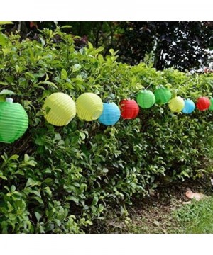 Solar LED Lanterns String Lights- 16.4Ft 5M 20 LED Waterproof Outdoor Decorative Stringed LED String Lights Lanterns for Part...