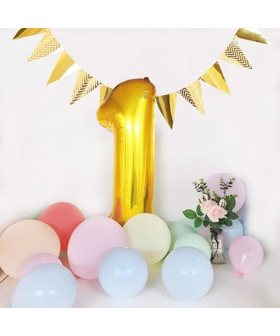 40 Inch Gold Large Numbers Balloon 0-9(Zero-Nine) Birthday Party Decorations-Foil Mylar Big Number Balloon Digital 2 for Birt...