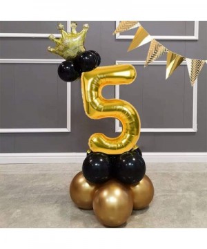 40 Inch Gold Large Numbers Balloon 0-9(Zero-Nine) Birthday Party Decorations-Foil Mylar Big Number Balloon Digital 2 for Birt...