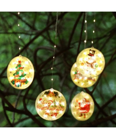 Christmas Lights- Hanging Night Lights 3D Window Lights- Used for Interior Decoration -2 - One Color - C419IXY8N0N $9.66 Outd...