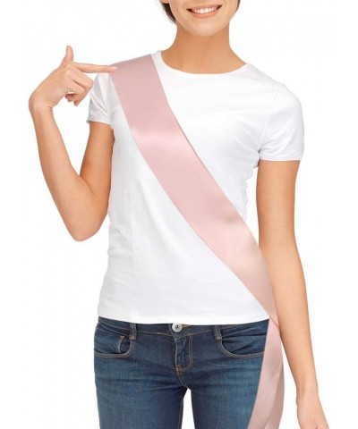 Blank Satin Sash- Plain Sash- Party Decorations- Make Your Own Sash- 2 Pack (Rose Gold) - Rose Gold - CL18QIEDGCY $7.15 Favors