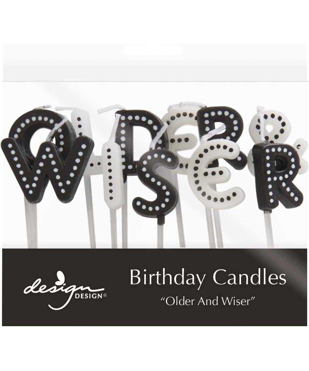 Specialty Birthday Candles - 2 3/4 x 3/4 - Older & Wiser Birthday Candle Set - 11 Candles/Pack - Older & Wiser - C411AQKLZC7 ...