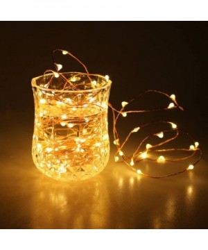6PCS 7Feet Starry String Lights-Fairy Lights Battery Operated with 20 Micro LEDs On Copper Wire. 2pcs CR2032(Incl)- Works for...