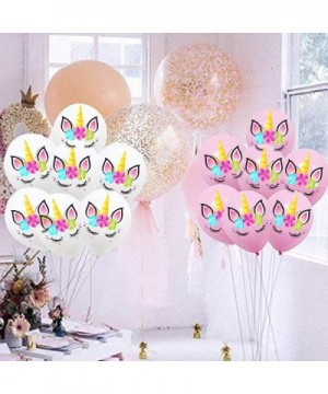 Gamtec 30PCS Unicorn Latex Balloons for Birthday Party Wedding Celebrations Gold Rose Golden Confetti Balloons Bullk Decroati...