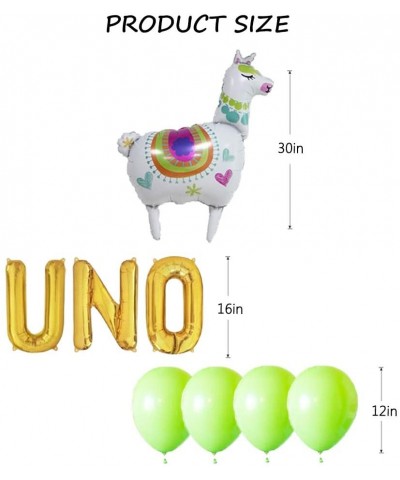 UNO Birthday Party Decorations- UNO Balloons Cactus Llama Fiesta Mexican Themed Banner for 1st First Fiesta Taco 2sday Twosda...