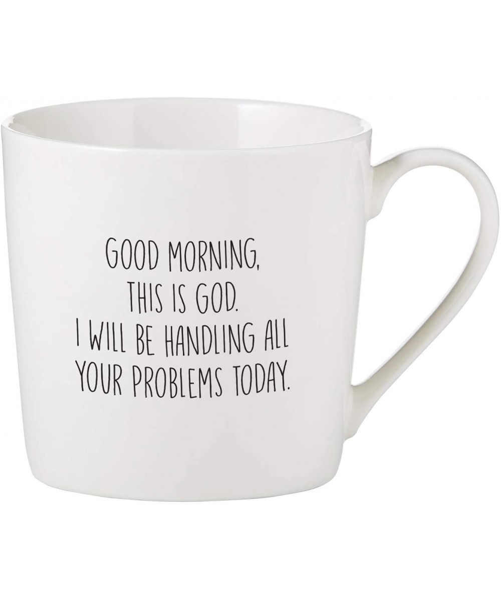 White Bone China Inspirational Coffee Mug- 14-Ounces- Good Morning This is God - Good Morning This is God - C918NH9KHEI $15.7...