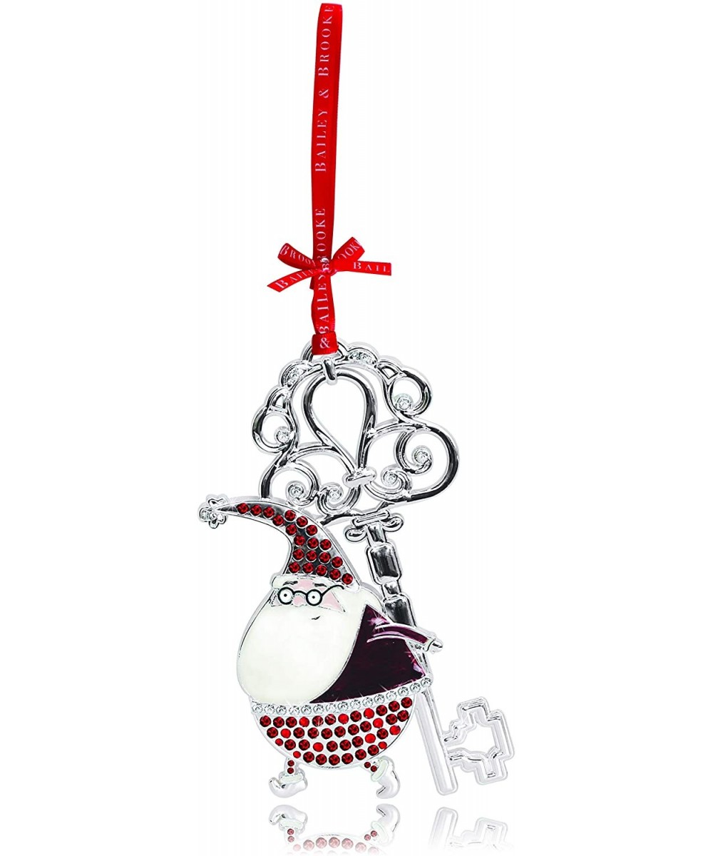 Sparkle Santa with Magical Key Decoration - Santa With Magical Key - CI18DMSY4MR $16.56 Nutcrackers