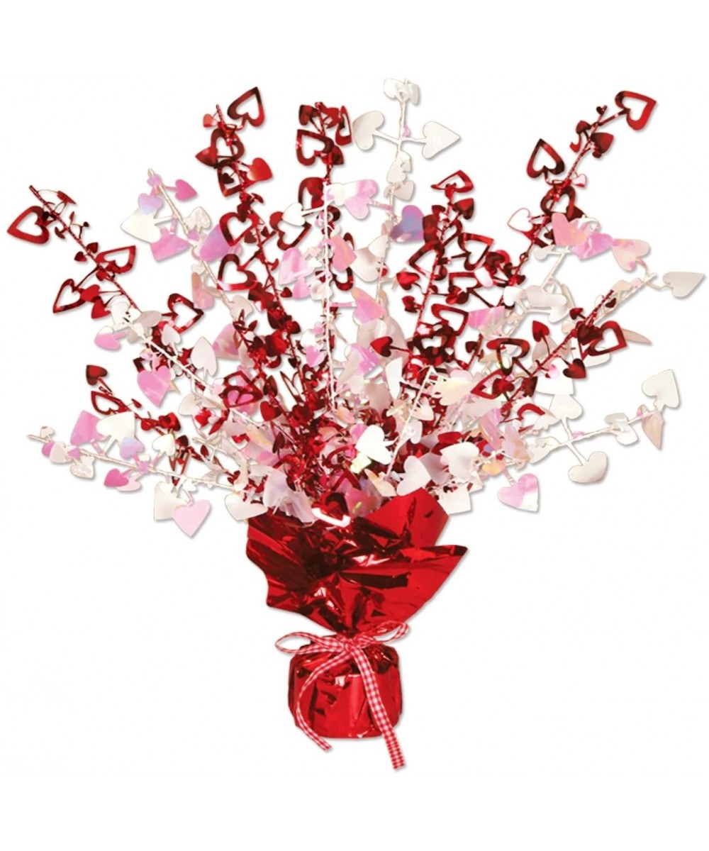 Heart Gleam 'N Burst Centerpiece- 15-Inch- 1 Per Package - Red/Opalescent - CM1162CXZA3 $4.09 Centerpieces