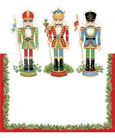 (8) - Place Card for Christmas Parties No Placecard Holders Needed 8 Placecards Tented & Die Cut Nutcracker - C411FE3VPMH $8....